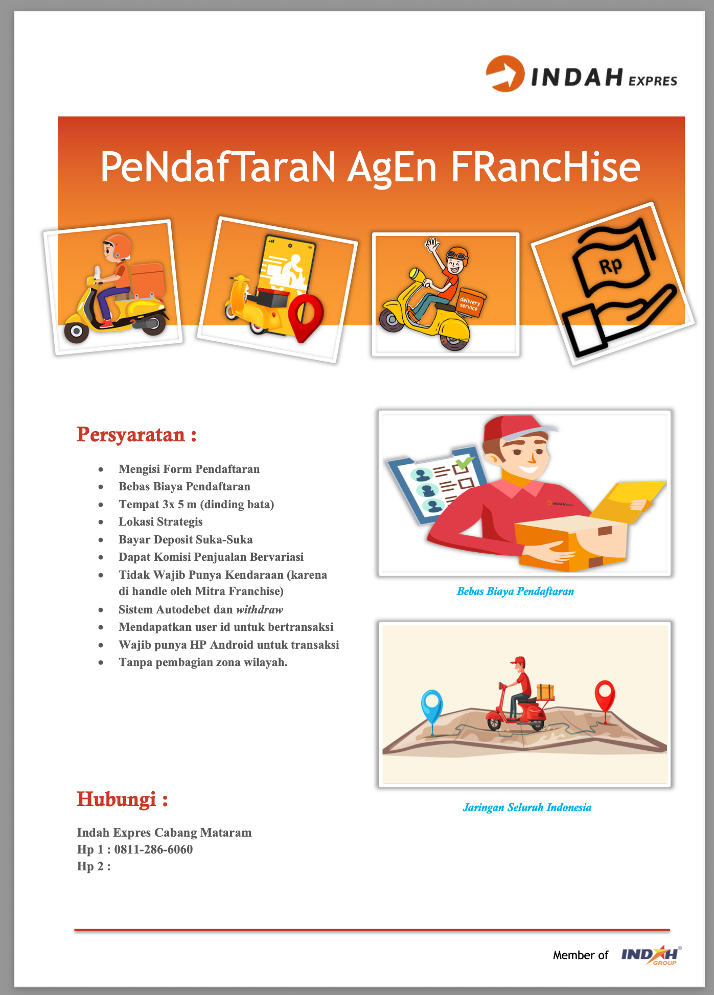 PENDAFTARAN AGEN FRANCHISE